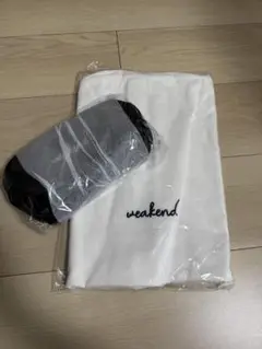 新品　未使用　weakend ガーメントカバー メイクアップポーチ　深海
