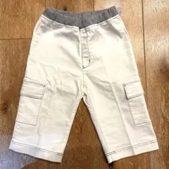 familiar ホワイト カーゴパンツ　短パン　男の子120cm