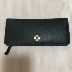 トリーバーチ ブラック 二つ折り長財布