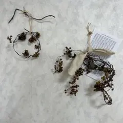 ナチュラルドライフラワースワッグ　ヘクソカズラ　ワンコイン