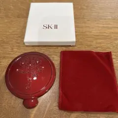 新品　オンワード樫山デザイン　SK-II コンパクトミラー ケース付きのサムネイル