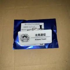 北見遊征 ネームバッジ