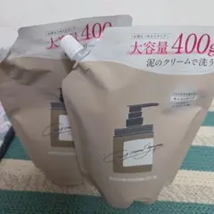 cocone クレイクリームシャンプー 詰め替え 400g 2個セットのサムネイル
