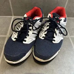 adidas アディダス ランニングシューズ ネイビー レッド 26cm 訳ありのサムネイル