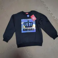 新品　BABYDOLL ブラック トレーナー　親子　兄弟 コーデ