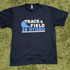 TRACK & FIELD 28 HYOGO Tシャツ L ネイビー