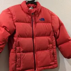 【THE NORTH FACE】 オレンジ ダウンコート 5y(120)