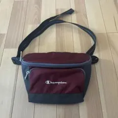 Champion ボディバッグ バーガンディ/グレー
