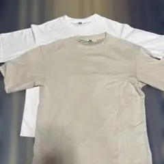 UNIQLO ホワイト ベージュ Tシャツ セット