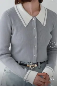 archives ラインカラークラシカルリブニット