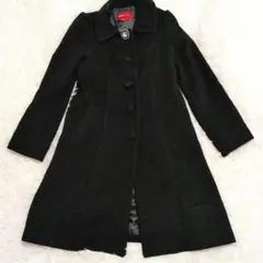 カジュアル（Apuweiser-riche）ロングコート黒系（S） - 色: 黒