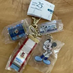 ディズニーシー 25周年 カプセルトイ キーチェーン　5周年チャームのサムネイル