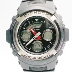 稼働品 新品電池 CASIO G-SHOCK 腕時計 アナデジ AW-590 ①