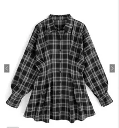 チェックミニワンピ