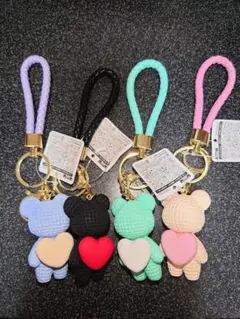 CUTE BEAR キーホルダー2 全4種セット