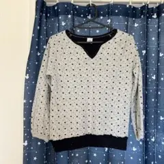 ships ロンt ドット柄