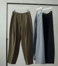 Heather Tuck Pants BRN 36 anuke