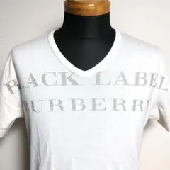 cc9. BURBERRY BLACK LABEL 半袖Tシャツ 白 サイズ2
