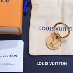 LOUIS VUITTONフォンリング ルイーズ ゴールド メタル スマホリング