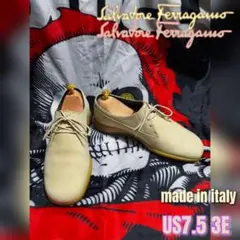 Salvatore Ferragamo【Rais】 US7.5 3E ヌバックのサムネイル