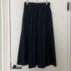 UNIQLO ボリュームギャザースカート NAVY Mサイズ