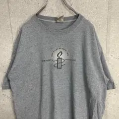 Cal Cru USA製アムネスティインターナショナル　ビックサイズTシャツXL