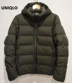 Y*K様 ​【美品】ユニクロ シームレスダウンパーカ M オリーブ 撥水 防風