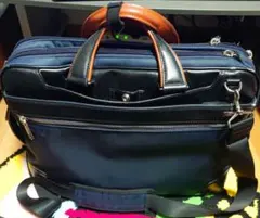 Samsonite ネイビー ビジネスバッグ ナイロン製