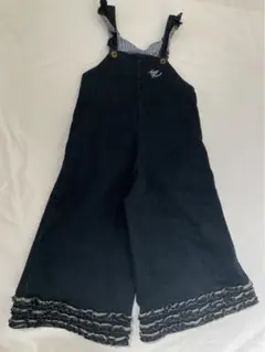 美品　メゾピアノ　オーバーオール　140 デニム