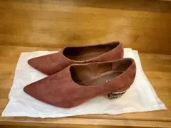 RANDA ビジューヒール パンプス ブラウンのサムネイル
