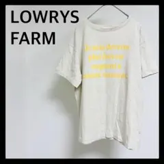 極美品 ローリーズファーム ロゴプリントTシャツ 半袖 レディース 夏服 ロゴのサムネイル