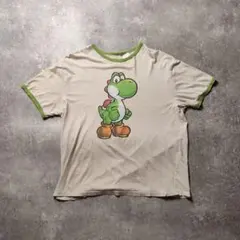 入手困難スーパーマリオヨッシーリンガーTシャツユニセックスボロキャラクター雰囲気