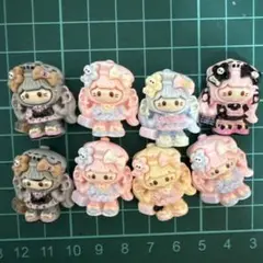デコパーツ　プラパーツ　8個