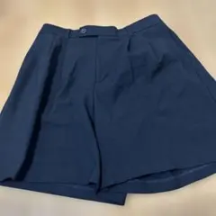 GU タックショートパンツ　ブラック　レディース　XXL