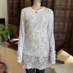 used 総レースリボンフリンジミニドレスitimi kitty litmus