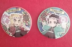 【鬼滅】煉獄さんと炭治郎の缶バッジセット