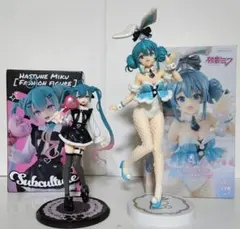 初音ミク　Bicute　白うさぎバニー　サブカルチャー　地雷系　フィギュアセット