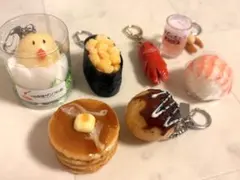 食品サンプルセット 元祖食品サンプル屋 キーホルダー