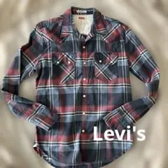 Levi's チェック柄 長袖シャツ M