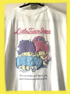 リトルツインスターズ キキララ　Tシャツ　白のトップス　新品　半袖　サンリオのサムネイル