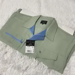 新品未使用品　CO-COS 長袖ワークブルゾン　 サイズEL作業服　グリーンのサムネイル