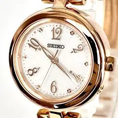 セイコー SEIKO レディース腕時計 稼働 電波ソーラー 磨き済み s2266
