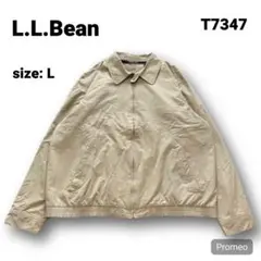 【即購入OK】L.L.Bean ナイロン スイングトップ サイズL ベージュ