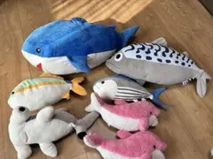 魚のぬいぐるみ8体セット