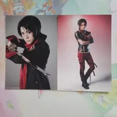 ミュージカル刀剣乱舞 刀ミュ 陸奥一蓮 ローソンプリント ブロマイド