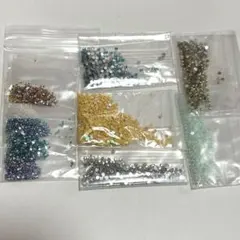 貼り付けビーズ　まとめ売り　ビーズ　貼付ビーズ　セット