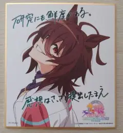 ウマ娘　映画　映画特典　色紙　アグネスタキオン