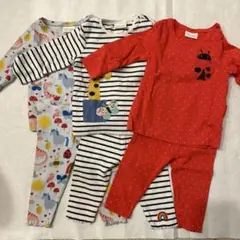 next パジャマ3点セット60サイズ