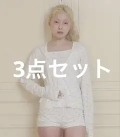 chernyy フーディー、ショートパンツ、インナーショーツ　3点セット