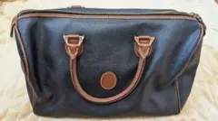 本物トラサルディTRUSSARDI本革レザービッグボストンバッグビジネスバック黒 本物トラサルディTRUSSARDI本革レザーデカビッグボストンバッグ